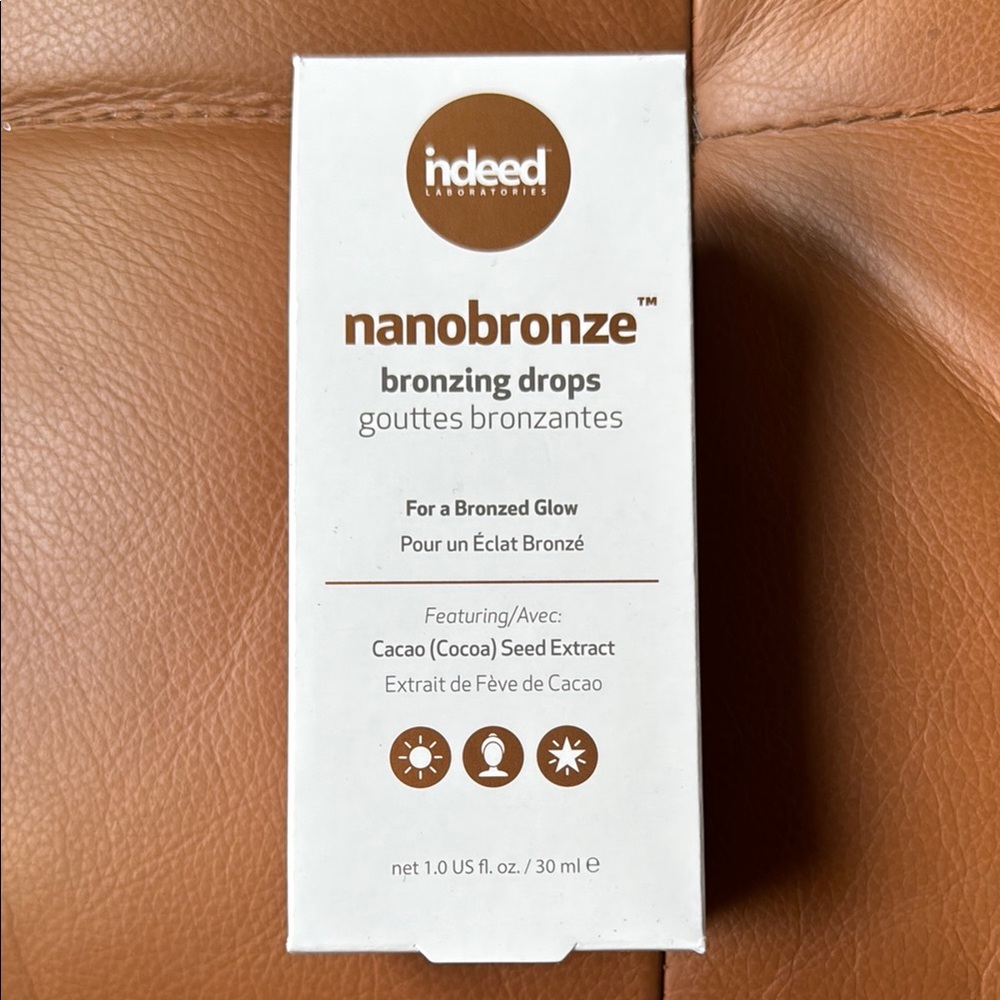 new- Indeed Nanobronze Bronzing Drops body oil bronzer